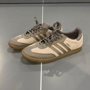Adidas Gray Hemp Samba Gum Sole Size 10